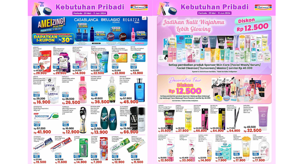 Buruan Cek! Katalog Promo JSM Indomaret Hari ini 1 Juni 2024 Ada Harga Spesial, Dettol Bodywash Cuma Rp22 Ribuan Aja