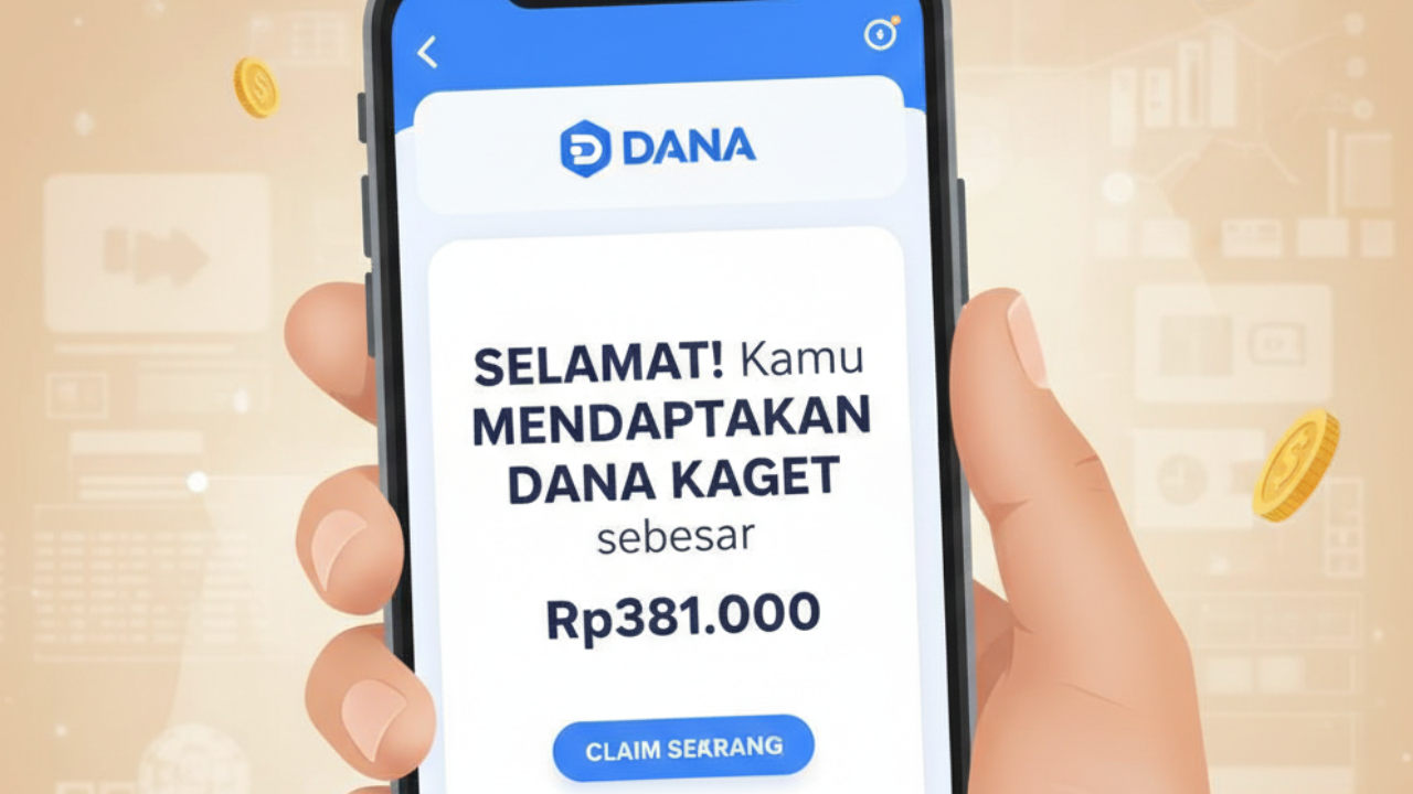 Syarat Cairkan Saldo DANA Gratis Rp381.000 ke Dompet Digital Lewat DANA Kaget Hari ini 3 November 2025 