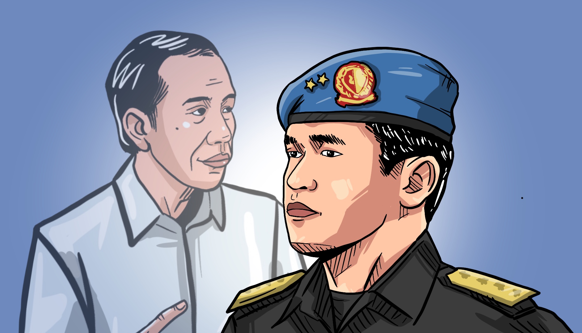 Maruli Simanjuntak, Tiga Kali   Jadi Tameng Jokowi