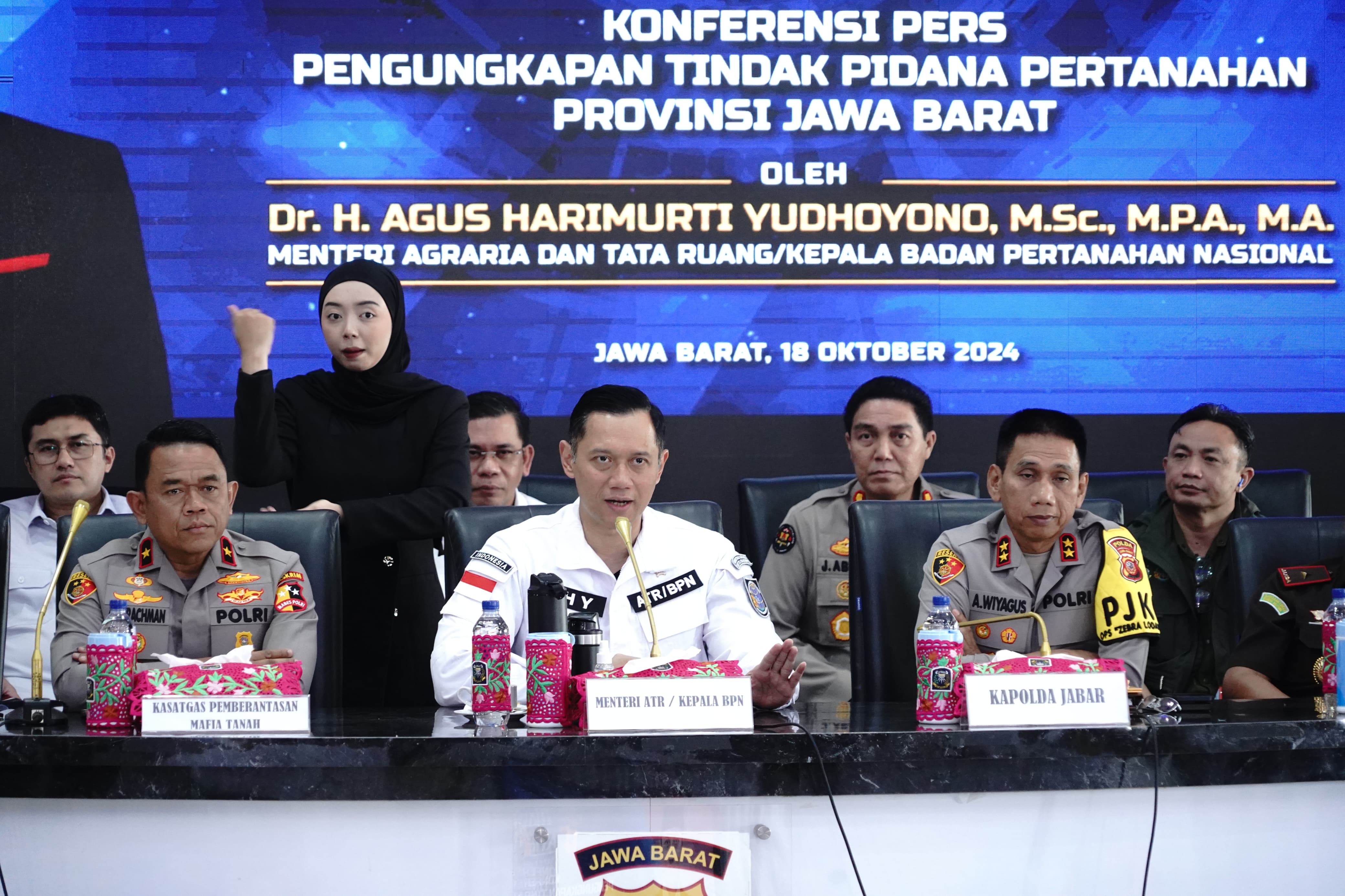 Polda Jabar dan Satgas Pemberantasan Mafia Tanah Ungkap Kasus di Bandung