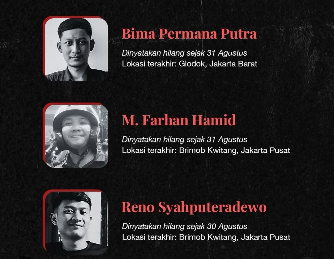 3 Orang Hilang Saat Aksi di Jakarta, Polda Metro Jaya Buka Posko Pengaduan 24 Jam