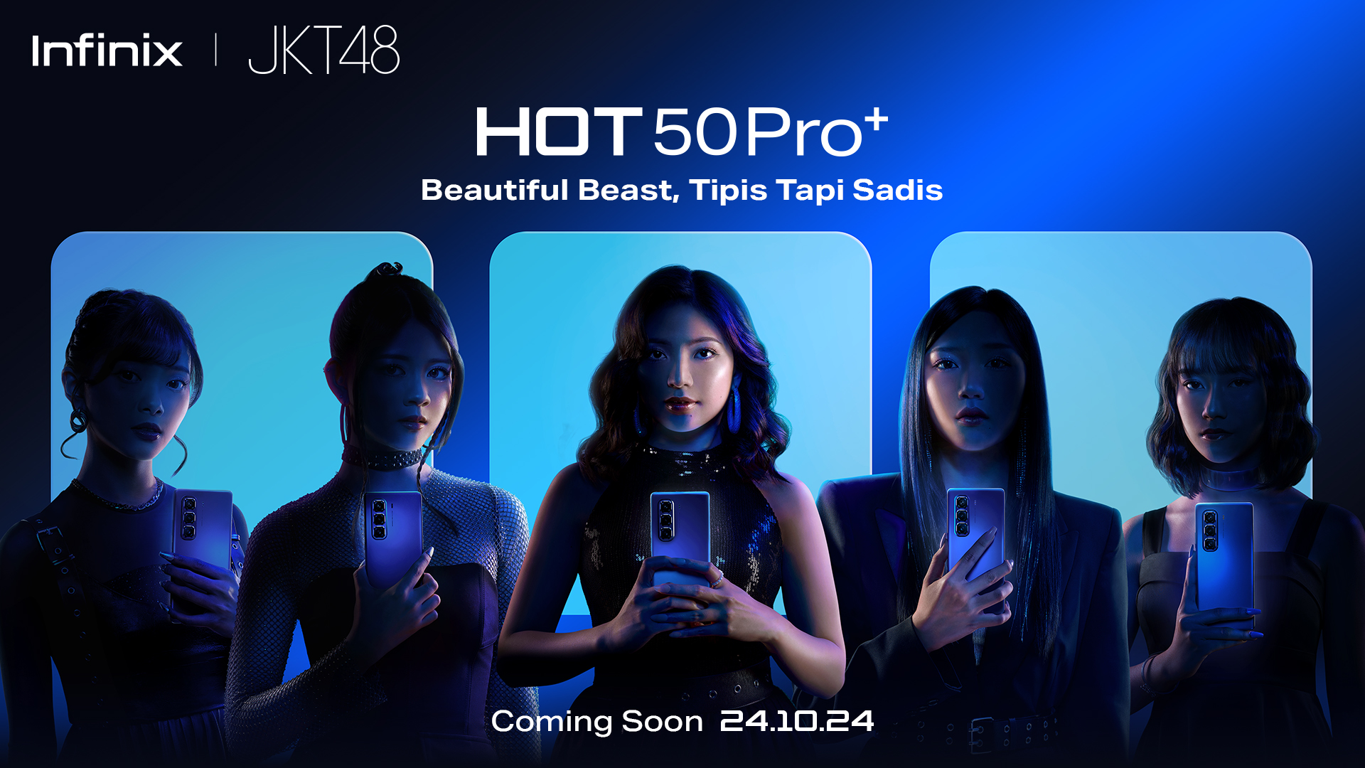 Gandeng JKT48, Infinix HOT 50 Pro+ Bakal Jadi Smartphone Tipis Tapi Sadis