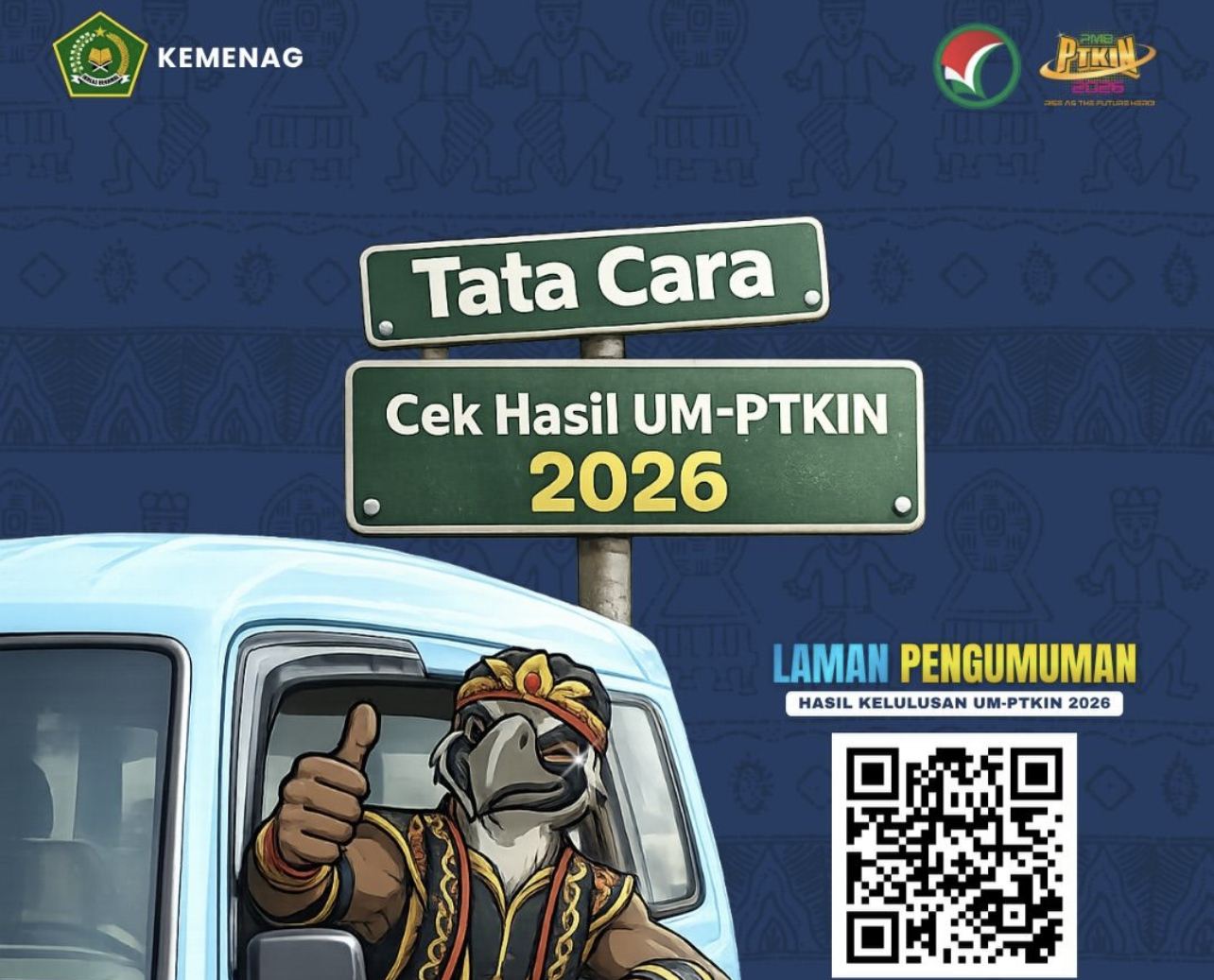 Link dan Cara Cek Pengumuman UM-PTKIN 2026, Hasil Kelulusan Resmi Diumumkan Hari Ini Pukul 15.00 WIB