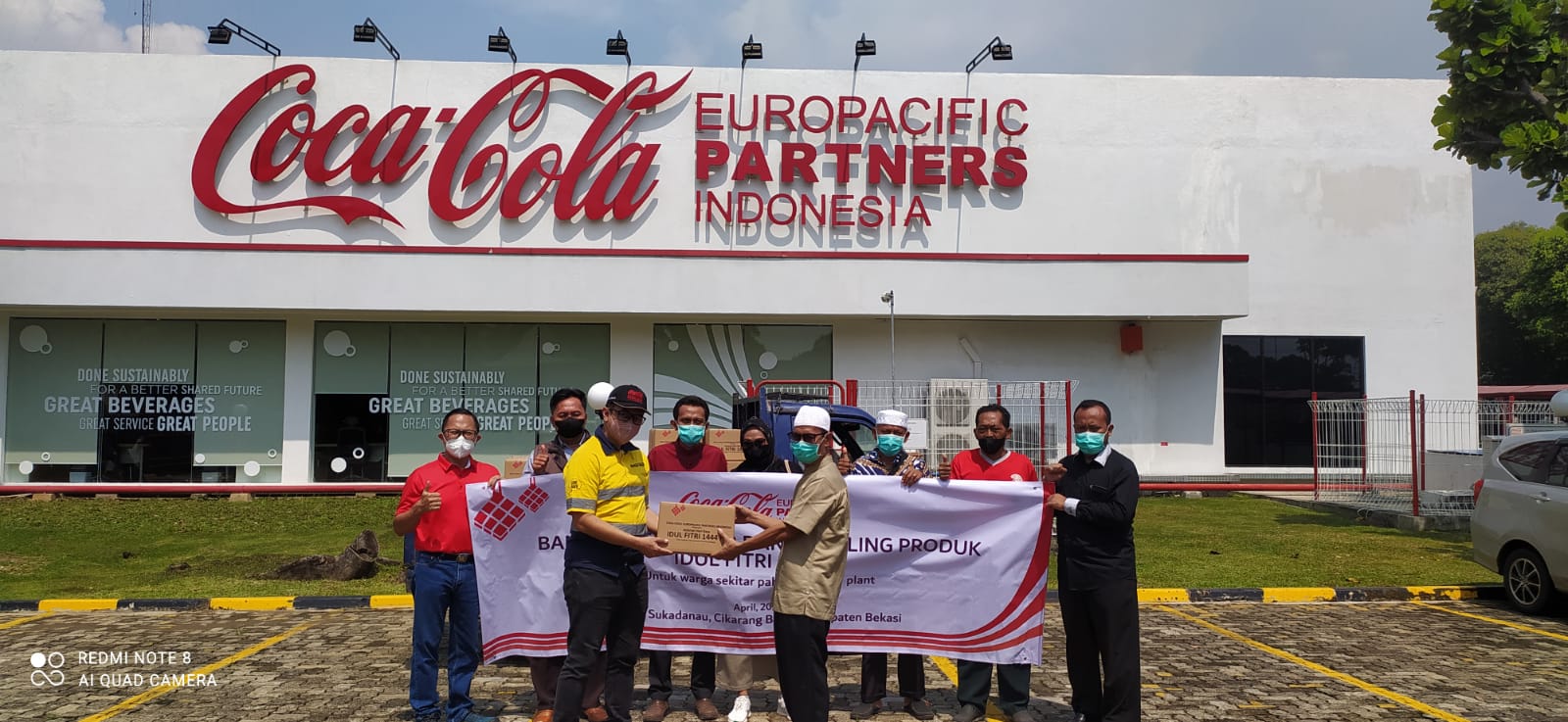 CCEP Indonesia Berbagi Kasih Jelang Hari Raya Idul Fitri 1444 H