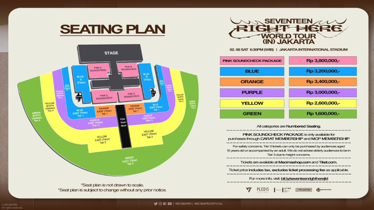 Harga Tiket Konser SEVENTEEN di Jakarta 2025, Mulai Rp1,6 Juta