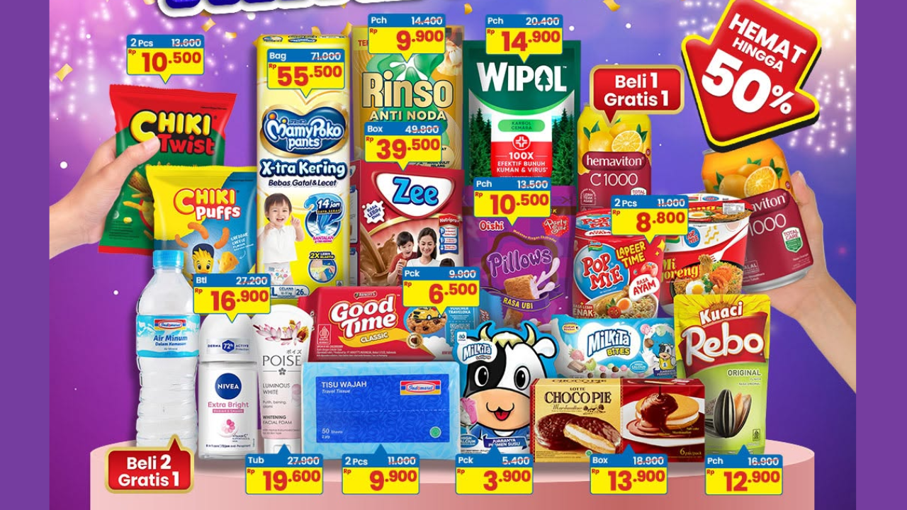 Promo Indomaret Terbaru Hari ini 3 Januari 2026, Spesial Liburan Aneka Snack Jajanan Mulai Rp5 Ribuan 