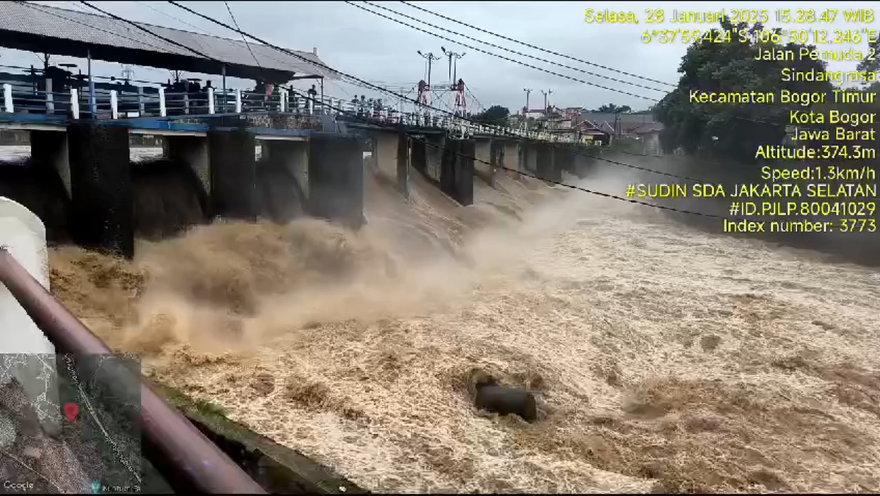 Waspada Banjir! Bendung Katulampa Siaga 3, 28 Kelurahan di Jakarta Berpotensi Terendam