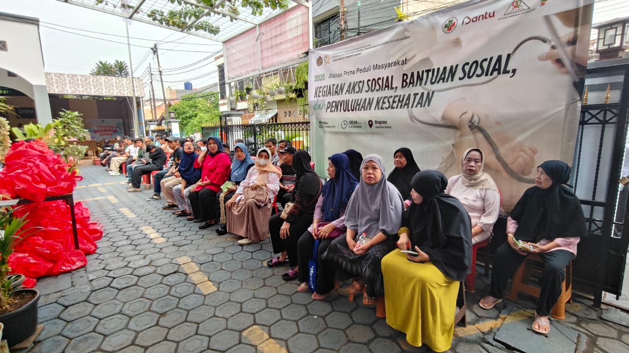 Jalankan Asta Cita, Bapas Jakbar Gelar Cek Kesehatan Gratis untuk Klien Pemasyarakatan dan Warga