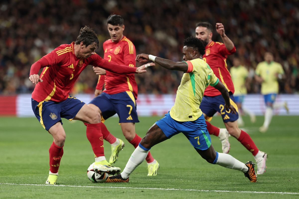 Spanyol vs Brasil 3-3: Hasil Imbang Bikin Luis de la Fuente Galau