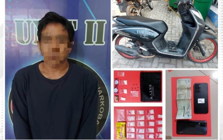 Warga Taman, Sidoarjo Jual 23 Paket Sabu Pakai Kemasan Permen di Jombang