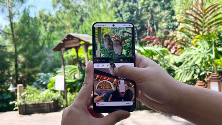Galaxy A57 5G Permudah Kreator Konten Bikin Scrapbook Digital Lewat Fitur Multi Window