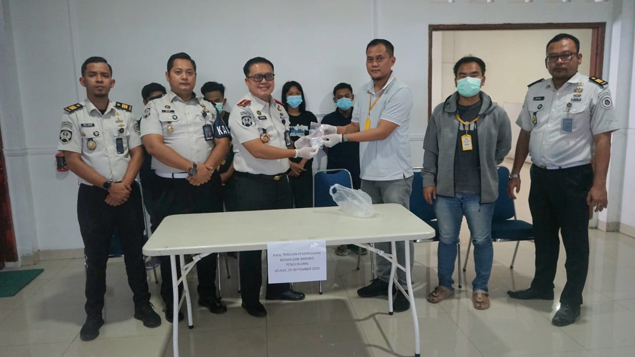 Lapas Cilegon Gagalkan Dua Upaya Penyelundupan Barang Diduga Narkotika melalui Layanan Kunjungan