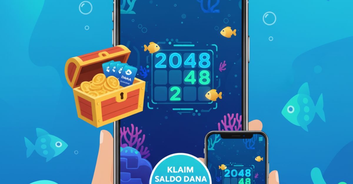 Cara Klaim Saldo DANA Gratis dari Ocean 2048, Gali Uang dari Makhluk Bawah Laut