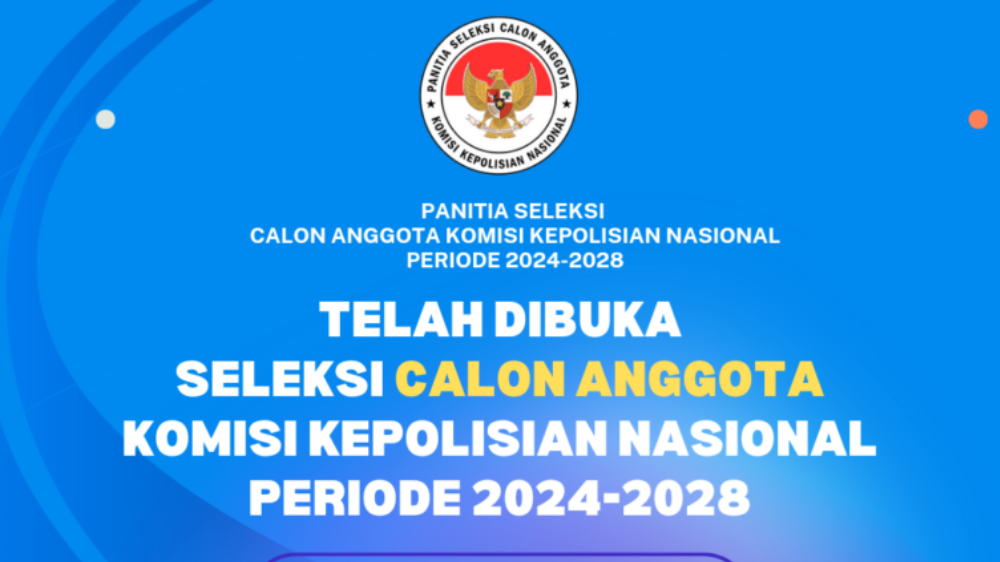 Link Formulir Seleksi Pendaftaran Calon Anggota Kompolnas 2024-2028, Lengkap dengan Syaratnya!