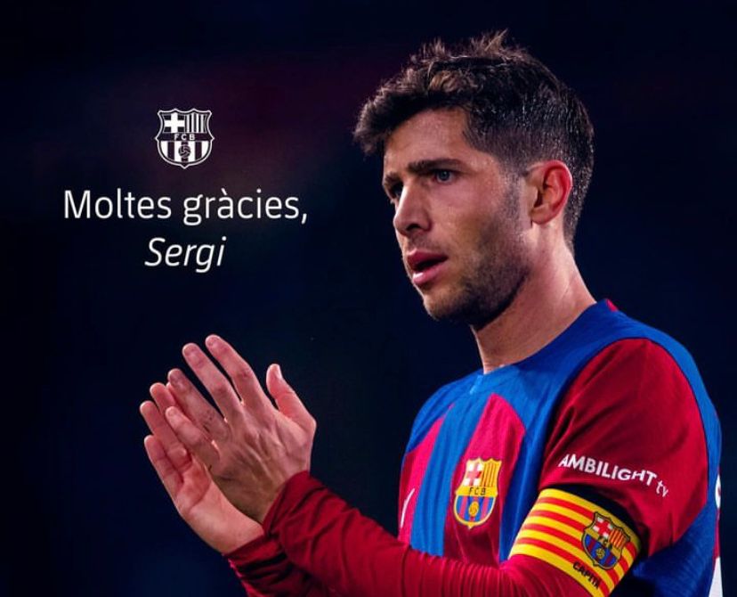 Sergio Roberto Tinggalkan Barcelona, Angkatan Emas Era Pep Guardiola Selesai!