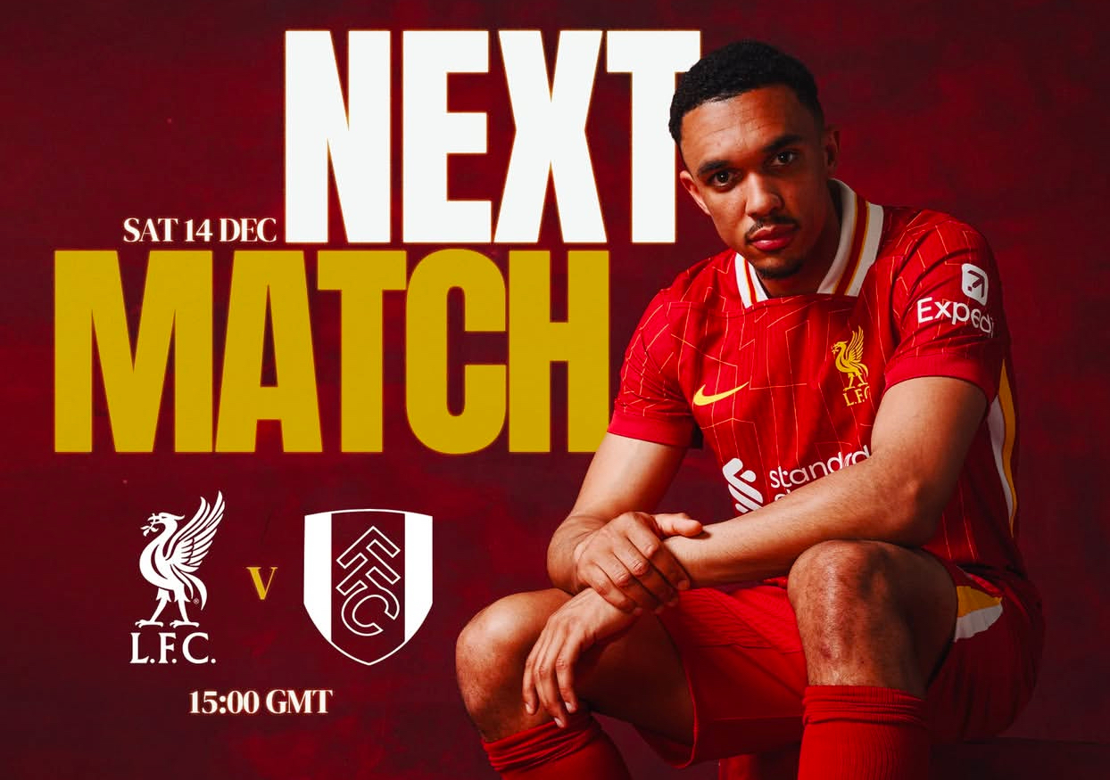 Prediksi Liverpool vs Fulham 14 Desember 2024, The Reds Berada di Atas Angin