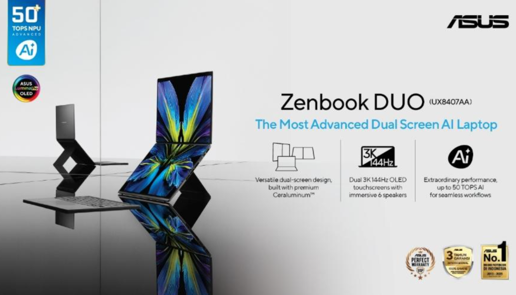 ASUS Hadirkan Jajaran Laptop Terbaik 2026, Pionir Copilot+ PC dengan AI Lokal di Indonesia