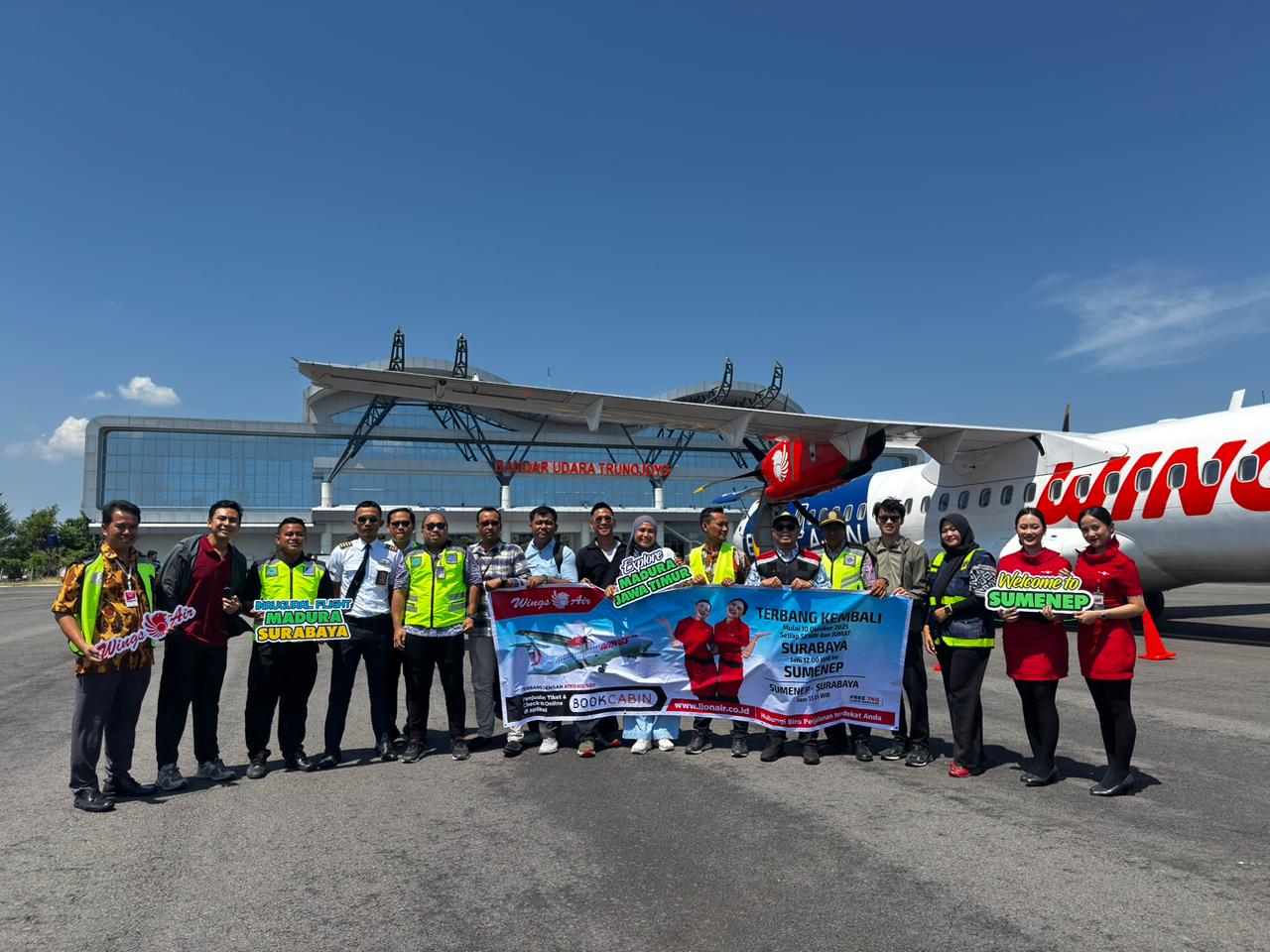 Wings Air Buka Rute Surabaya-Sumenep, Konektivitas Udara Madura Kembali Menggeliat