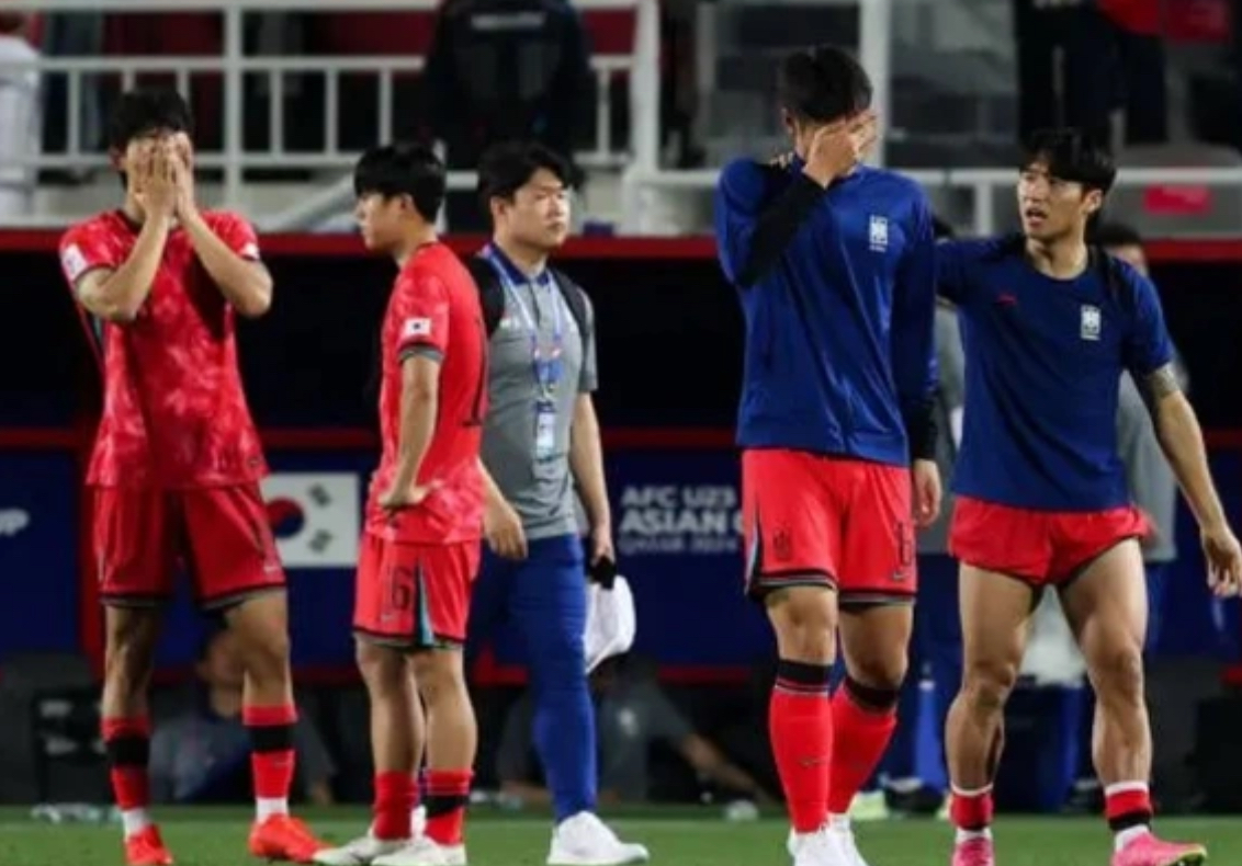 Pemain Korea Selatan Syok dan Nangis, Usai Kalah Dramatis dari Timnas Indonesia U-23 di 8 Besar Piala Asia U-23