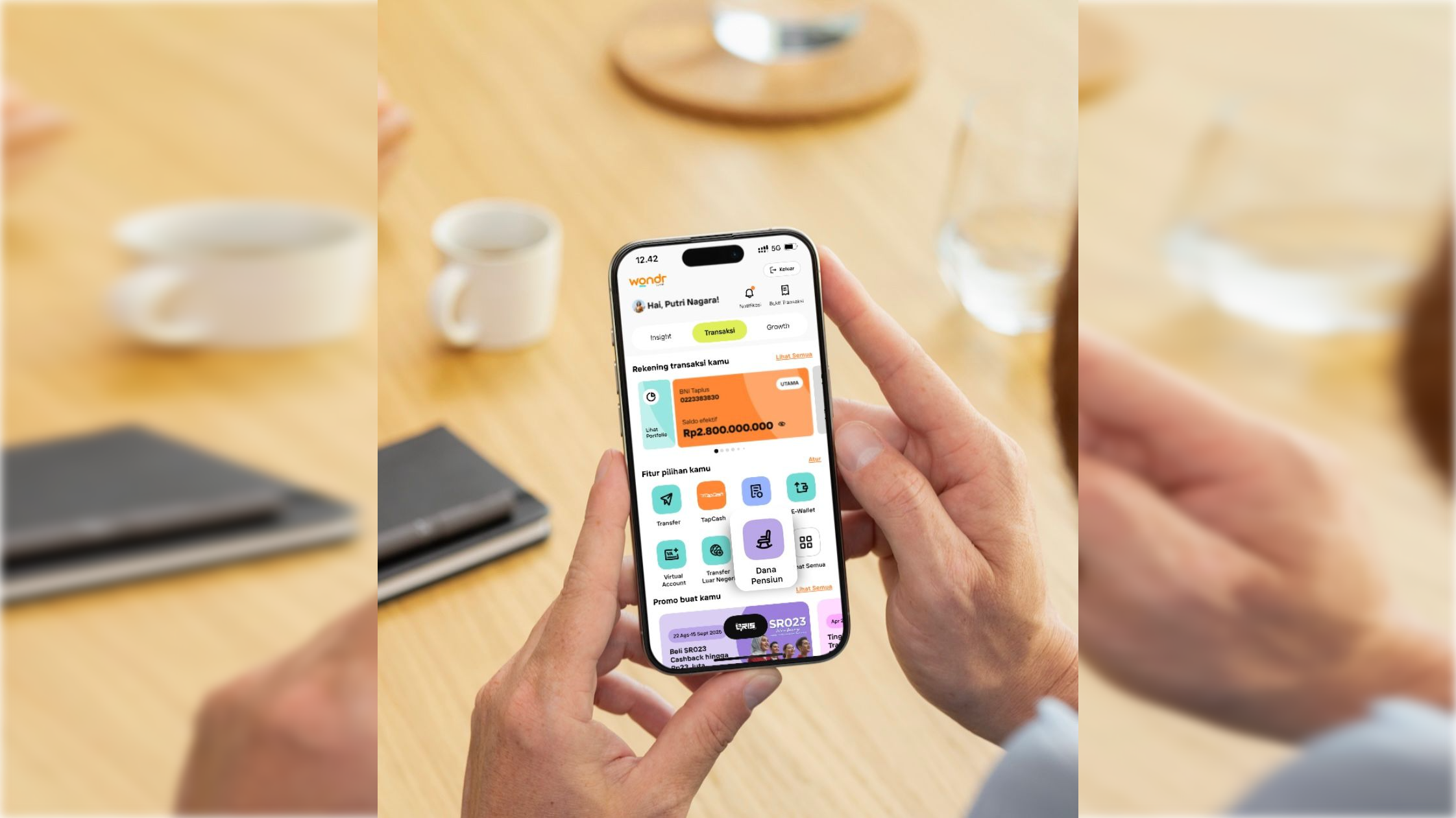 BNI Hadirkan Fitur Simponi di wondr by BNI Permudah Pengelolaan Dana Pensiun