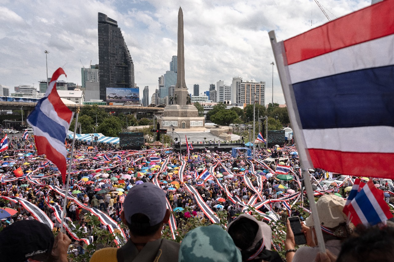 Unjuk Rasa di Bangkok Desak PM Paetongtarn Mundur, Percakapan dengan Eks PM Kamboja Bocor