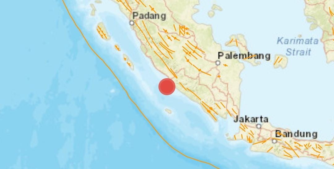 Gempa M6,3 Guncang Bengkulu, BMKG: Tidak Berpotensi Tsunami