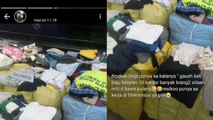 Polri Telusuri Dugaan Anggota Bawa Pulang Baju Bekas Impor Sitaan