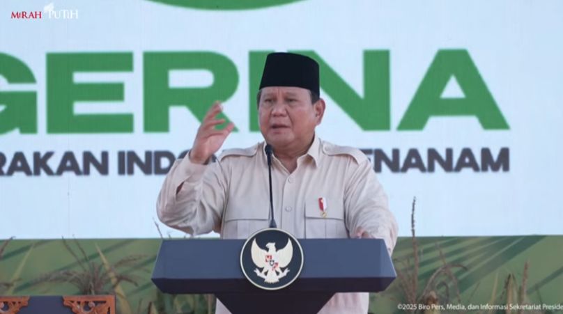 Panen Merosot 2 Tahun Terakhir, Prabowo Yakin Gerina Bisa Cetak Lumbung Pangan Dunia