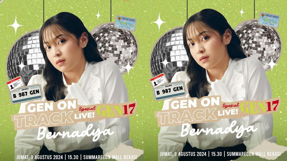 Konser Gratis Bernadya di Summarecon Mall Bekasi 9 Agustus 2024, Tampil Pukul 15.30 WIB