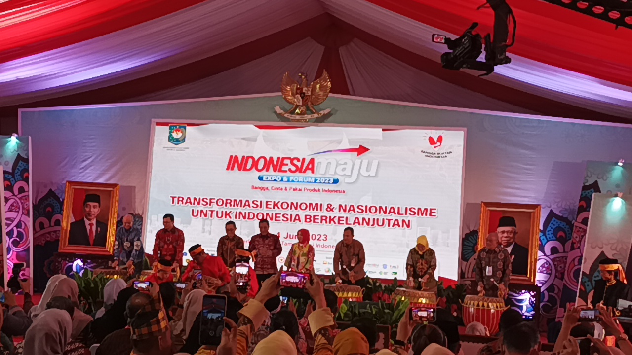  Ratusan Peserta Ambil Bagian di Indonesia Maju Expo dan Forum 2023, Promosikan Produk Indonesia