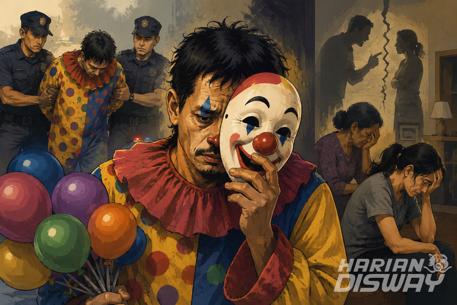Badut Penjual Balon di Mojokerto Bunuh Ibu Mertua: Motif Sulit Bayar-Bayar