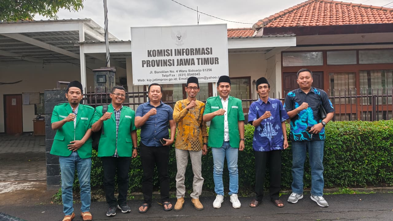 Kunjungi Komisi Informasi Jatim, GP Ansor Jatim Kawal Transparansi Pemerintahan