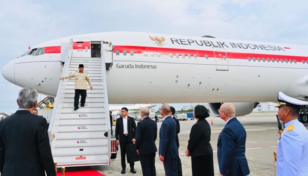 Prabowo Tiba di Jepang, Pamerkan Paviliun Indonesia di Expo 2025 Osaka dan Bawa Misi Besar