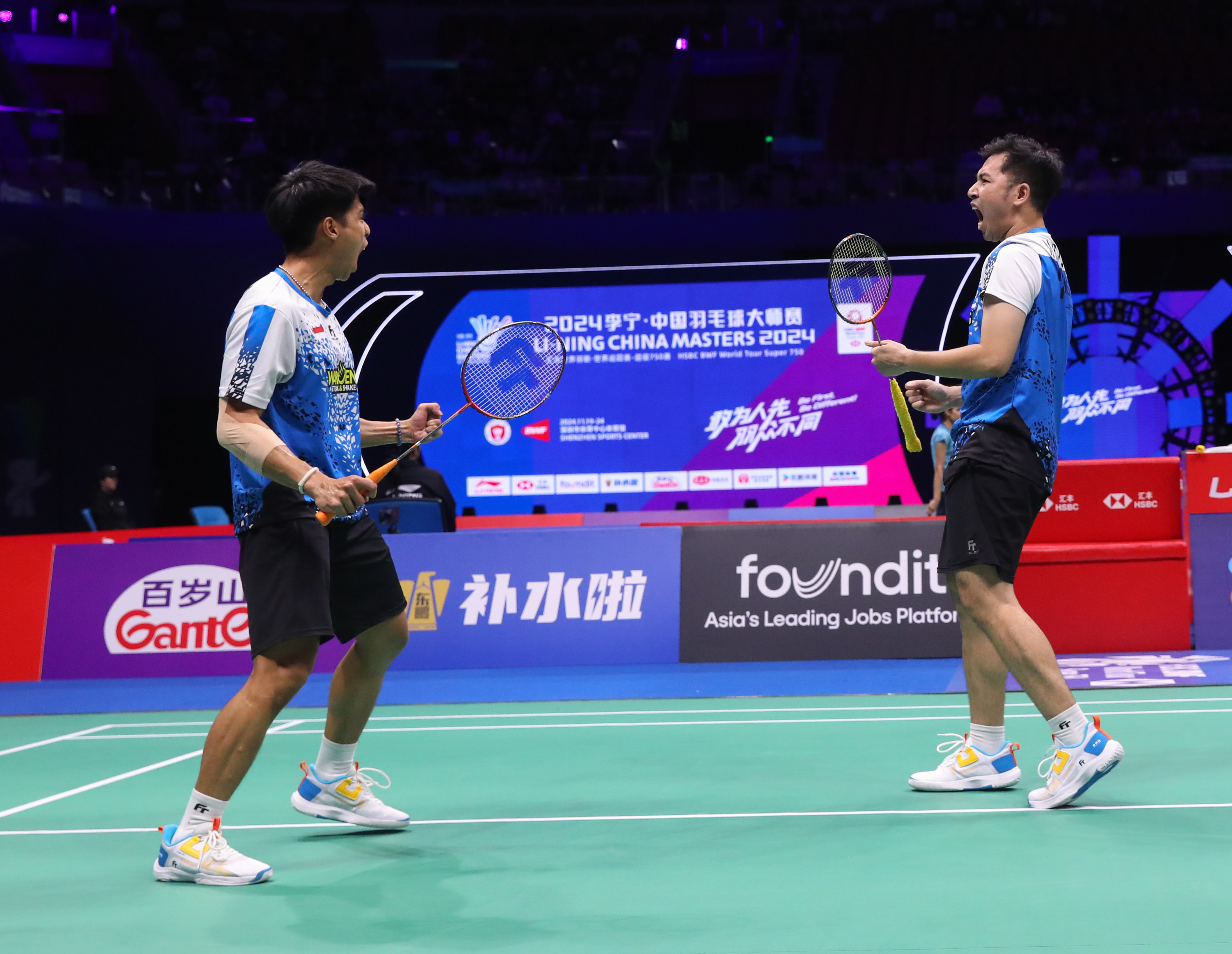 China Masters 2024: Sabar/Reza Singkirkan Nomor Satu Dunia di Babak 16 Besar 