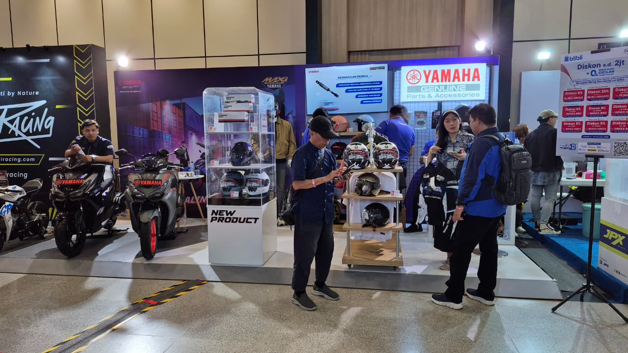 Yamaha Hadir di IMHAX 2025, Bawa Line Up Aksesoris dan Apparel Keren Buat Bikers