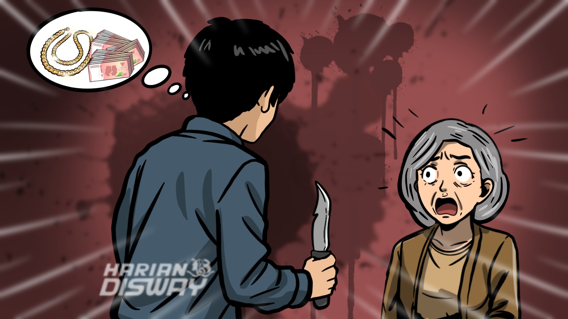 Pemuda Bunuh Nenek yang Menyayanginya di Siak: Krisis Masa Remaja