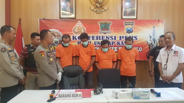 Pencuri Tiang KAI yang Terekam CCTV di Surabaya Dibekuk
