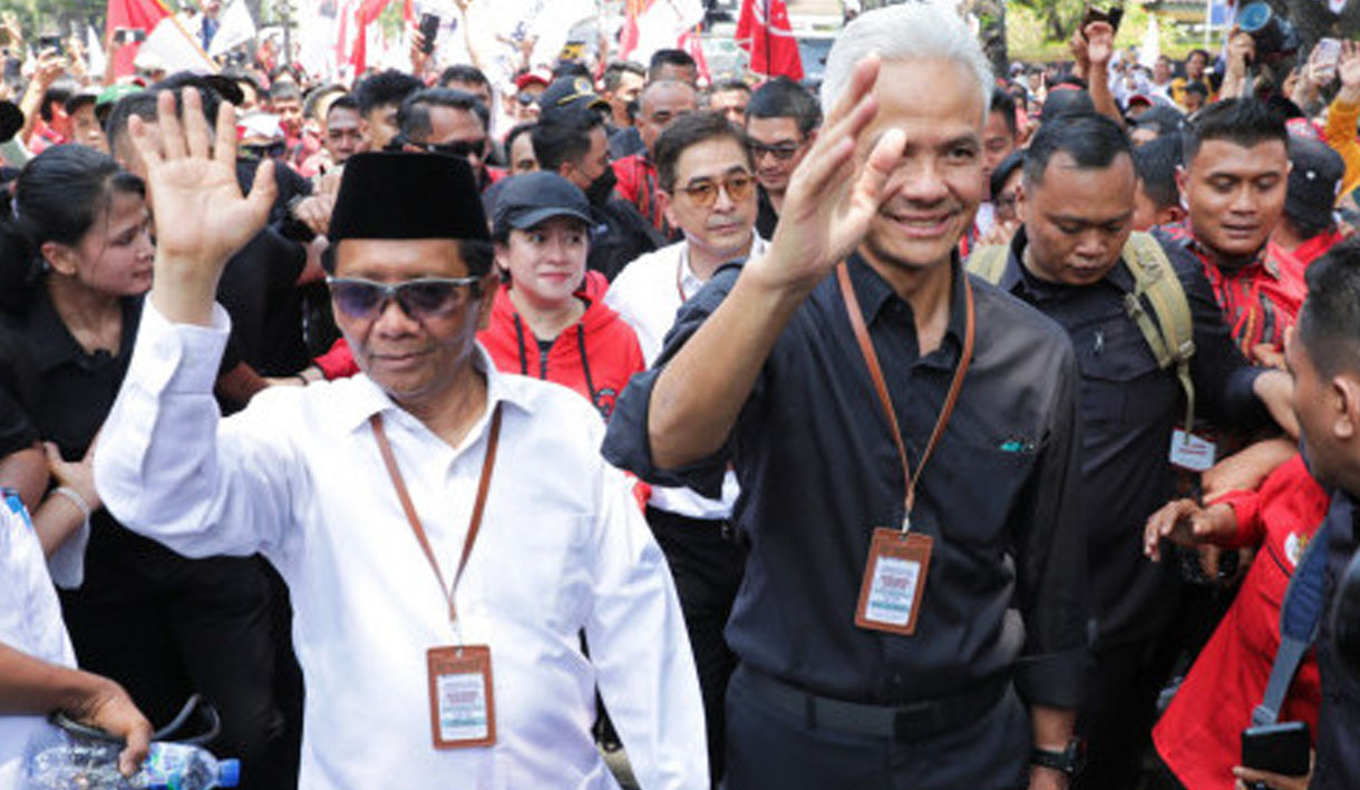 Gandeng Mahfud MD, Ganjar Pranowo Pastikan Penegakan Hukum di Indonesia Berlangsung Adil