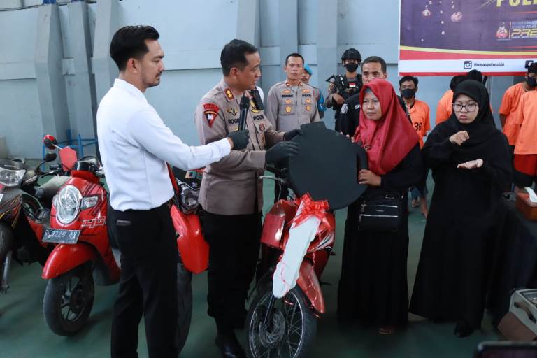 Berkat ILMU Semeru Polda Jatim, Warga Bojonegoro Bisa Temukan Motor yang Hilang