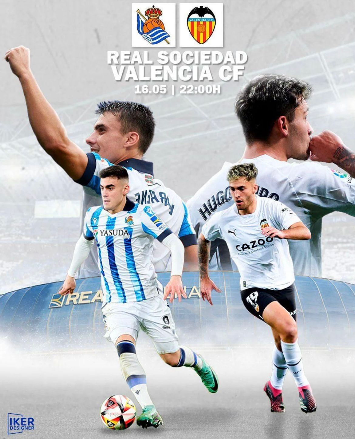 Link Live Streaming Real Sociedad vs Valencia : Saling Sikut Demi Tiket Liga Europa!