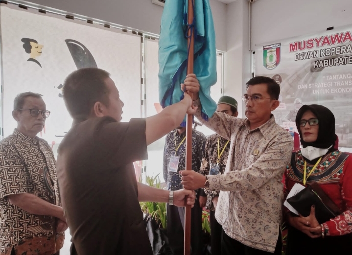 Ketua Dekopinda Pringsewu Resmi Dikukuhkan