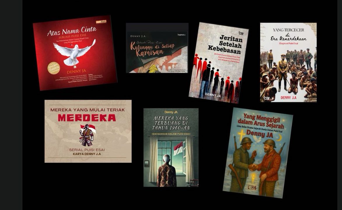 Tujuh Buku Puisi Esai Denny JA dalam Heptalogi Rekam Sejarah Dunia