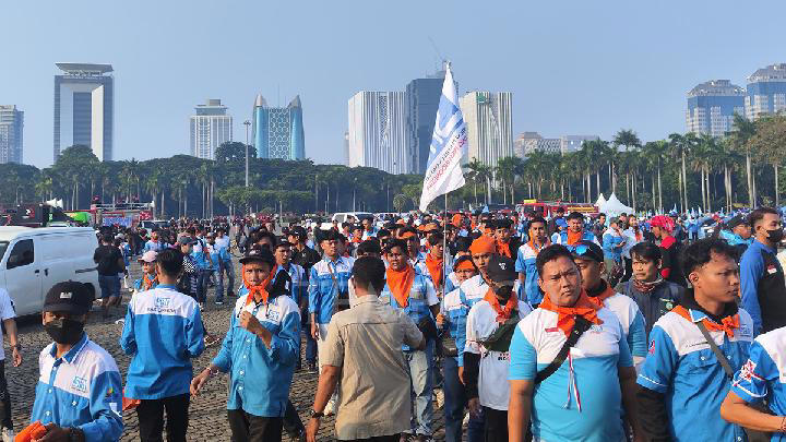 40 Ribu Buruh Bekasi Arahkan Aksi May Day ke Monas, Soroti Tuntutan Ketenagakerjaan