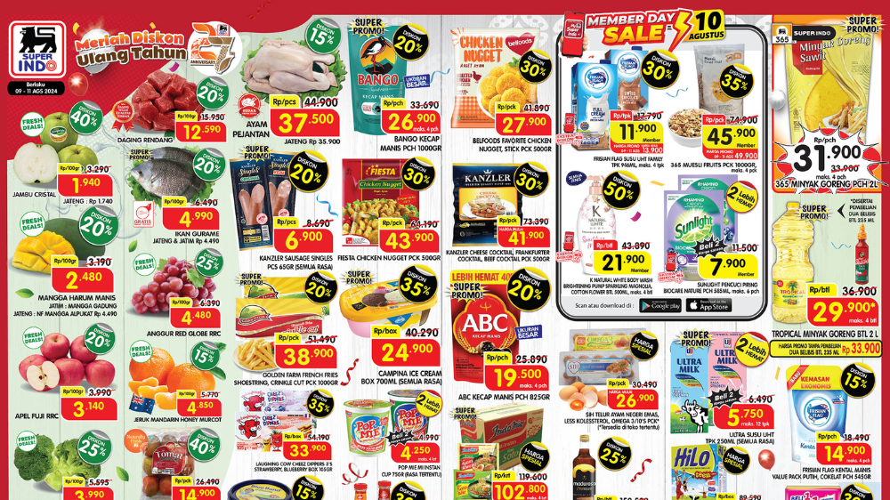 Katalog Promo JSM Superindo 9-11 Agustus 2024, Ikan Gurame Mulai Rp4 Ribuan