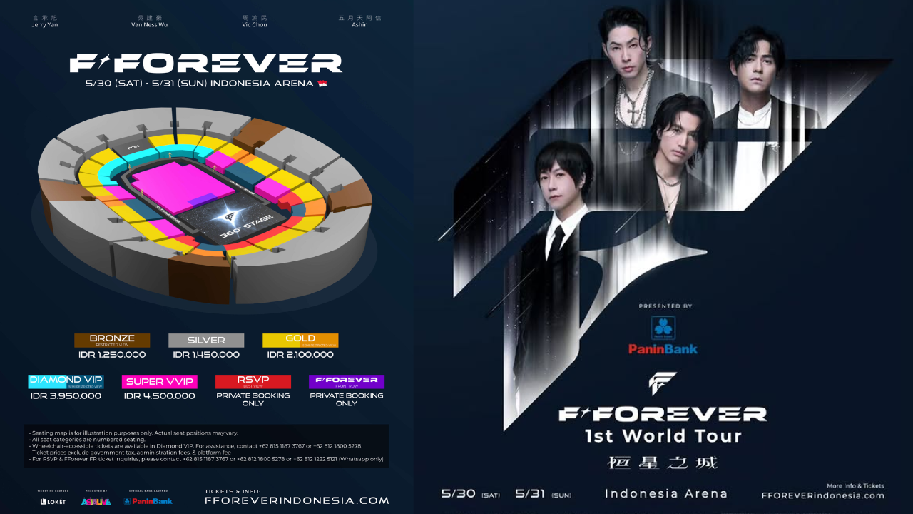 Konser F✦FOREVER di Jakarta Tambah Show 28 Mei 2026, Siap-siap War Tiket 11 April