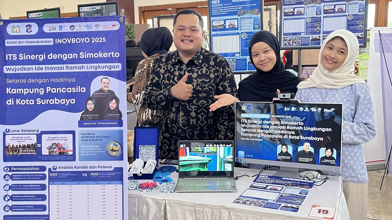 ITS Gagas Solusi Adaptif Sistem Pengelolaan Sampah Berbasis Kawasan, Pernah Raih Juara INOVBOYO 2025