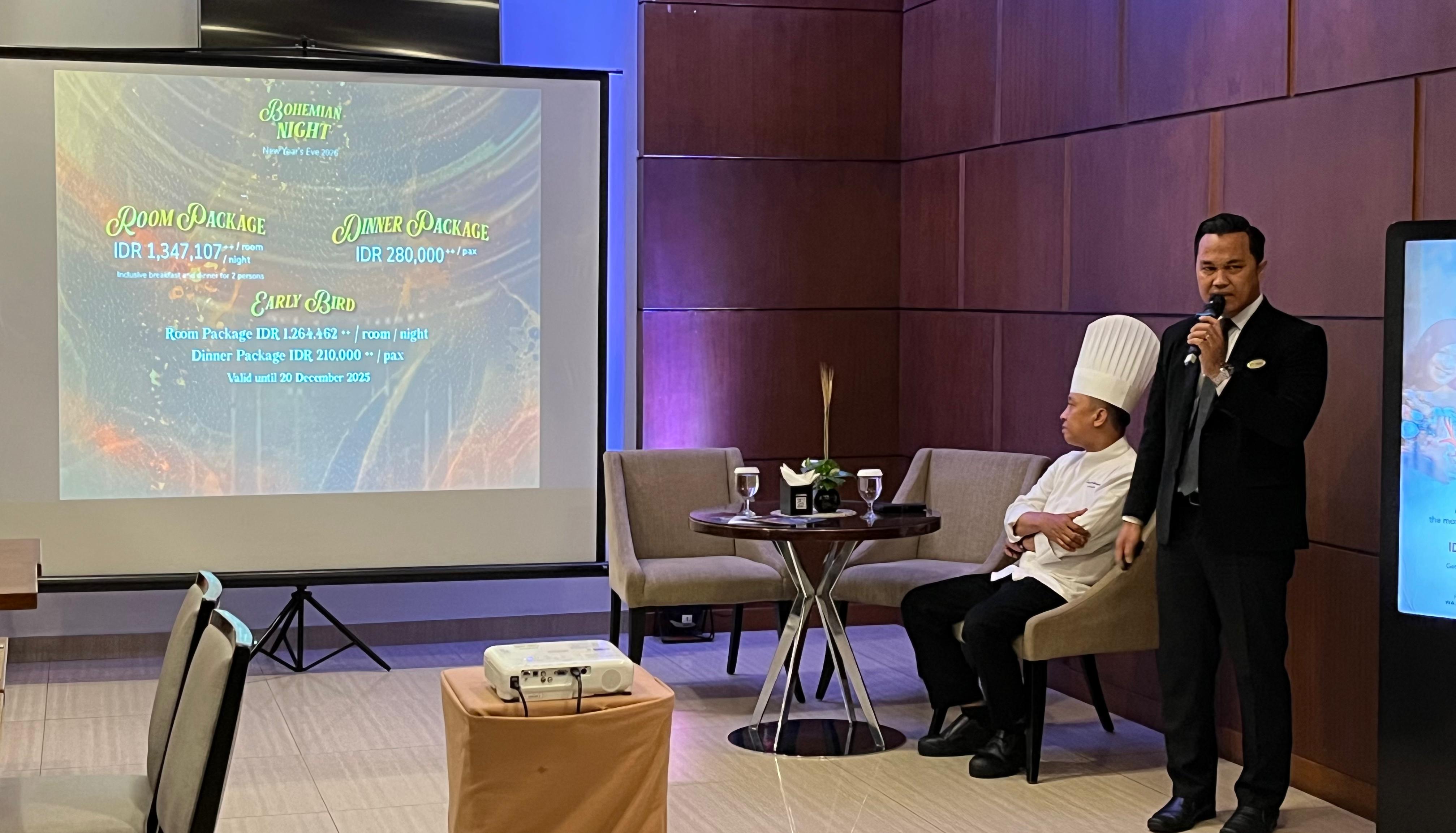 Sambut Tahun Baru 2026, Hotel Santika Premiere Hayam Wuruk Hadirkan Tema Bohemian Night