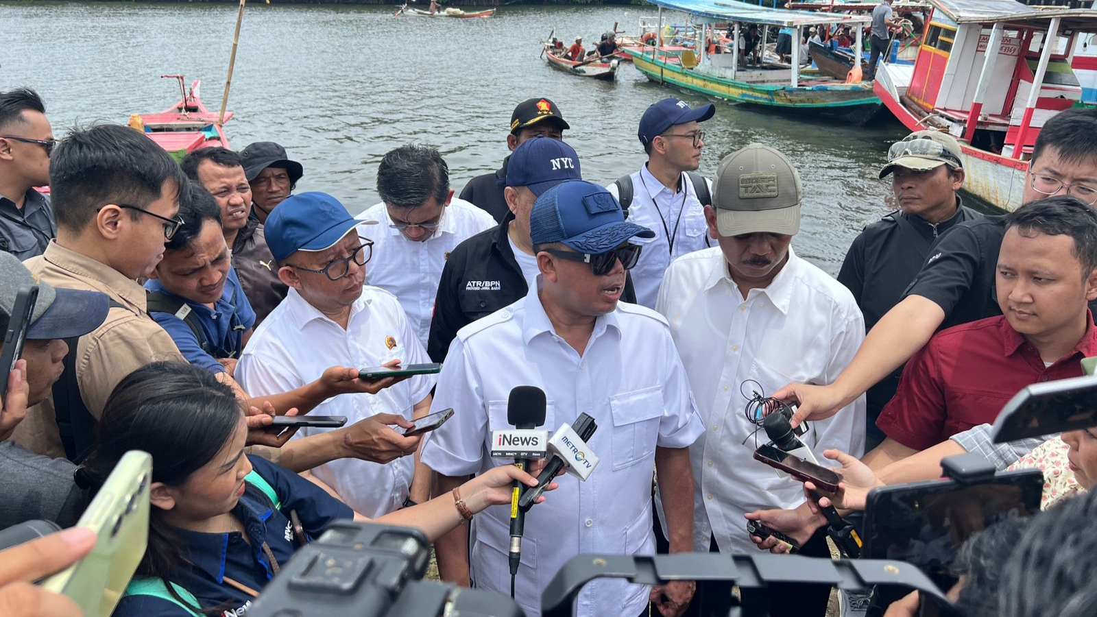 Menteri Nusron Dibuat Melongo Luas Pagar Laut Bekasi Bersertifikat SHGB Ternyata Ratusan Hektar, Lebih Besar dari Kohod, Janggal!