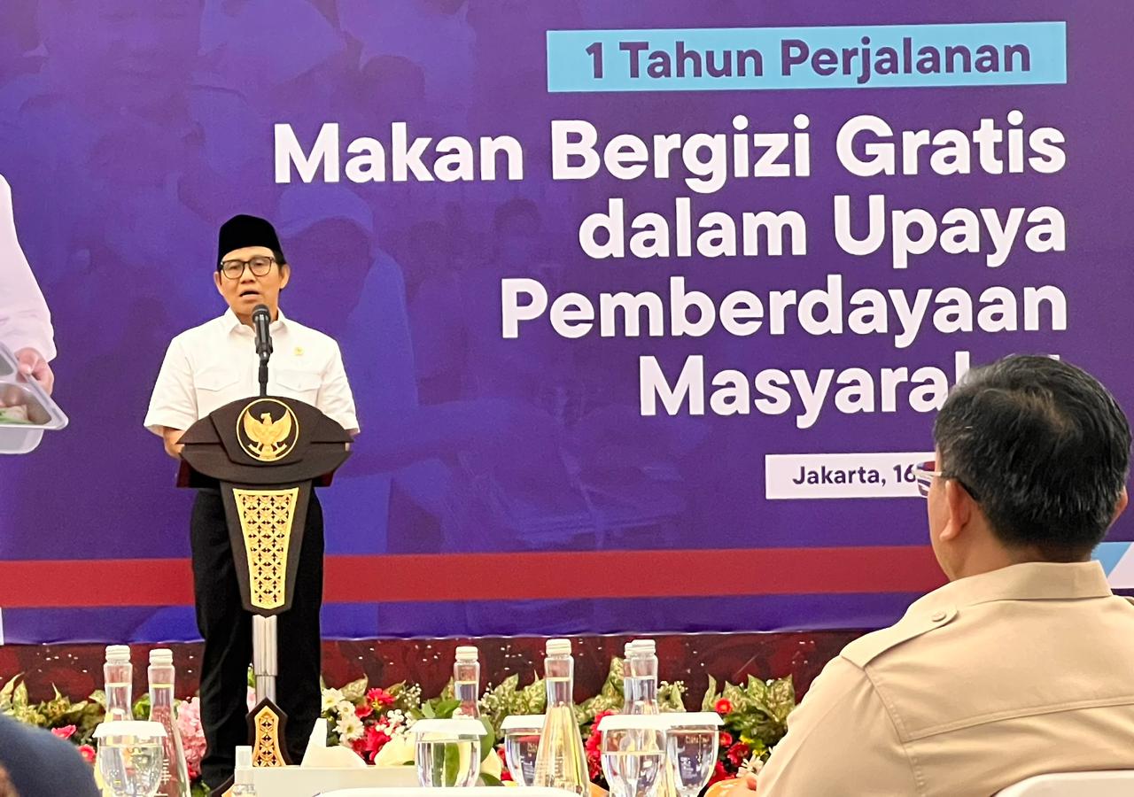 Satu Tahun Program MBG, Cak Imin Soroti Dampak Ekonomi Rakyat