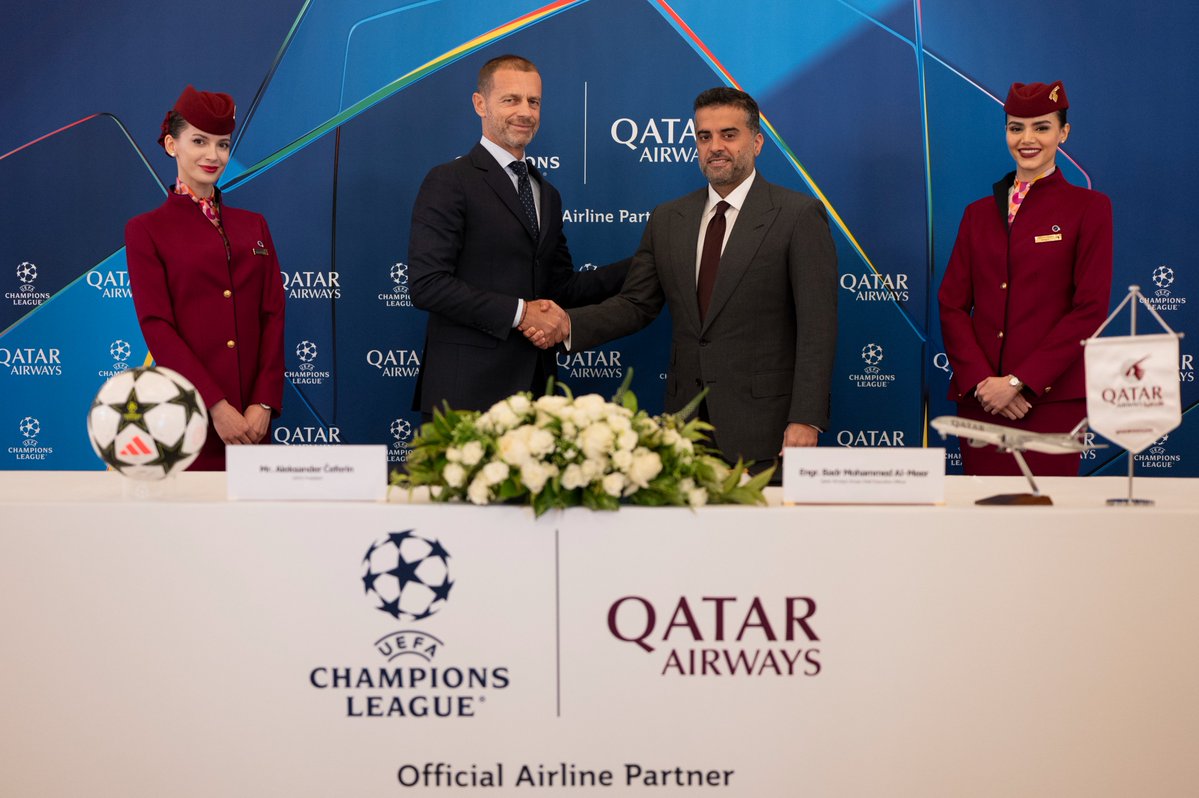 Qatar Airways Jadi Mitra Liga Champions UEFA Hingga 2030